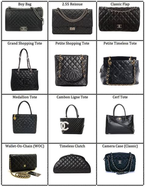 chanel bag styles